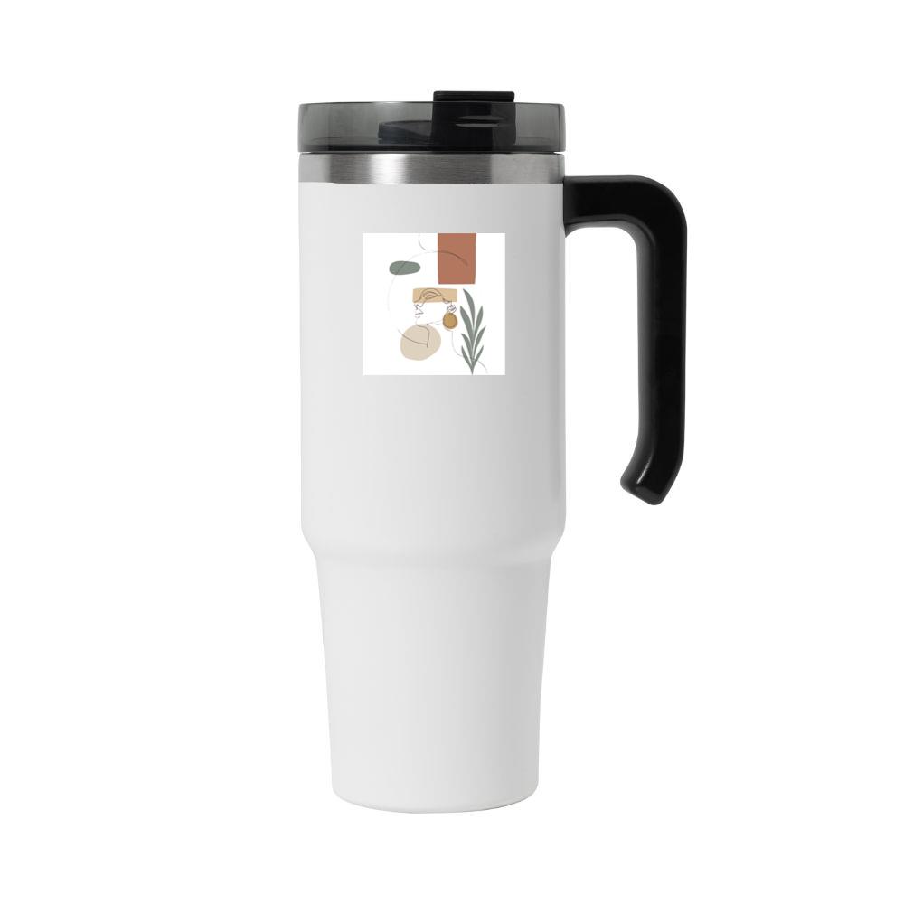 The Face in Earth and Line Tumbler