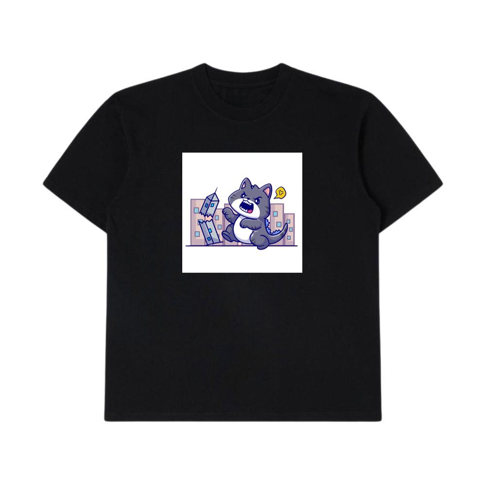 The Feline Fury of the Falling Facades T-Shirts