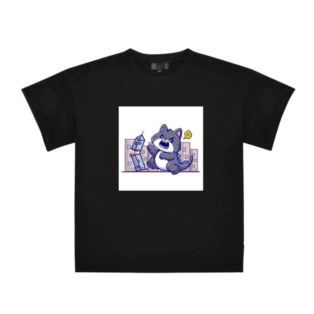 The Feline Fury of the Falling Facades T-Shirts