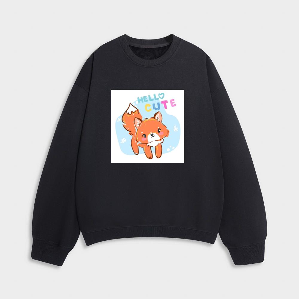 The Fox's Cute Greeting Sweatshirt
