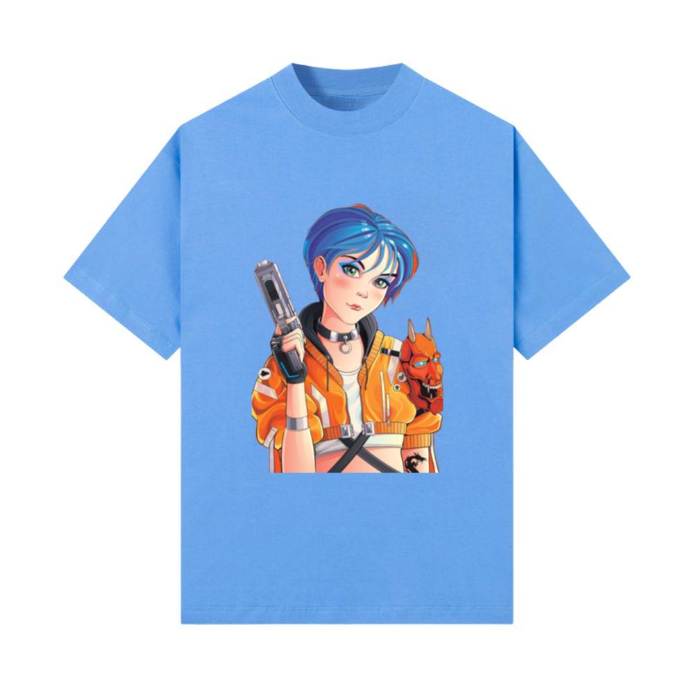 The Future is Now_ A Cyberpunk Anime T-Shirt
