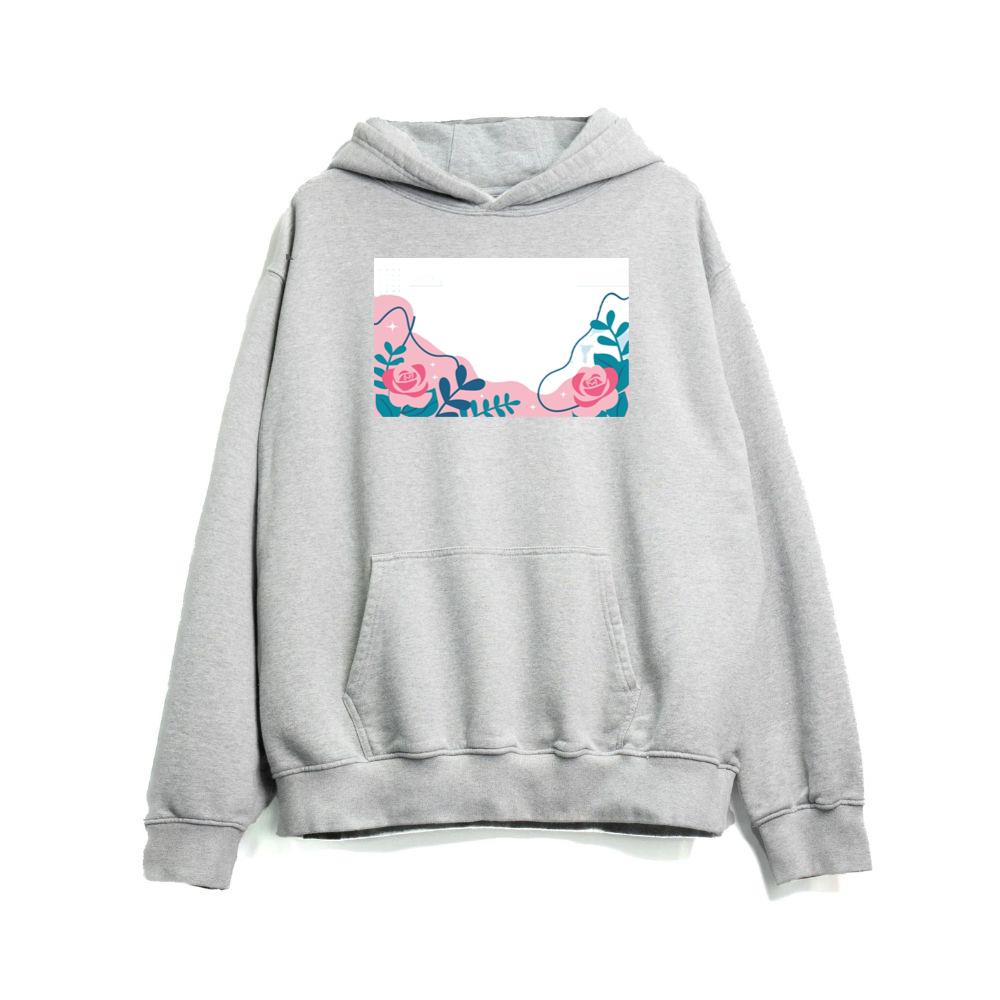 The Geometric Grace of Rose Petals Hoodies