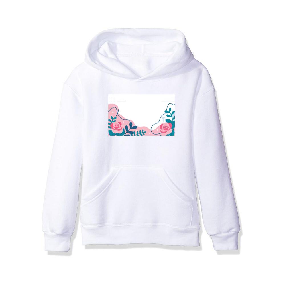 The Geometric Grace of Rose Petals Hoodies