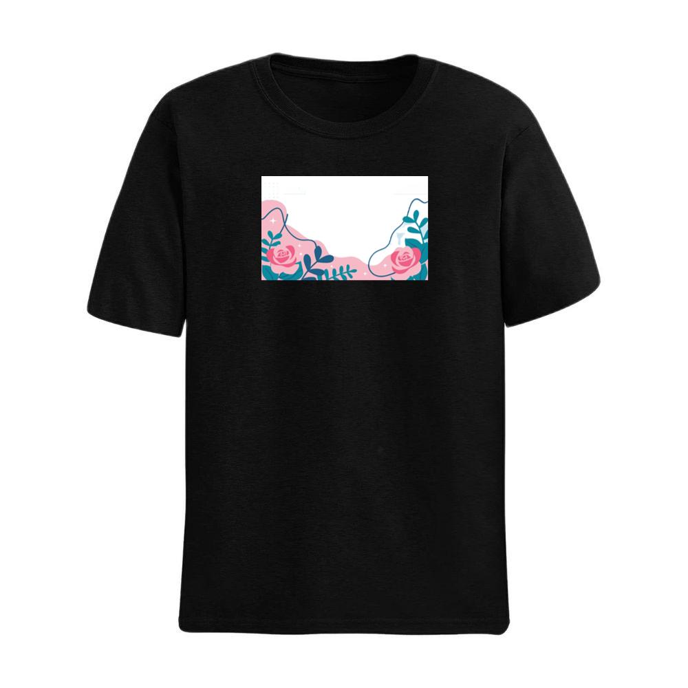 The Geometric Grace of Rose Petals T-Shirts