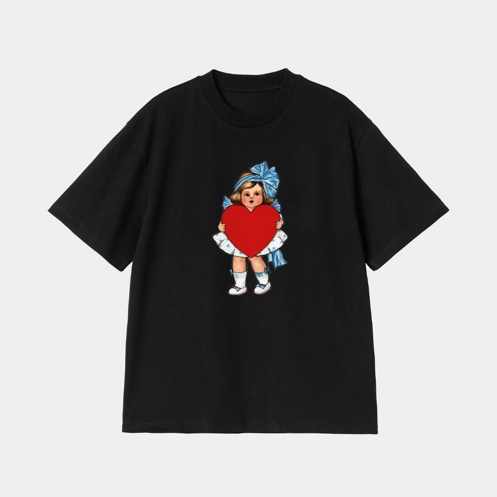 The girl with a big heart T-Shirt