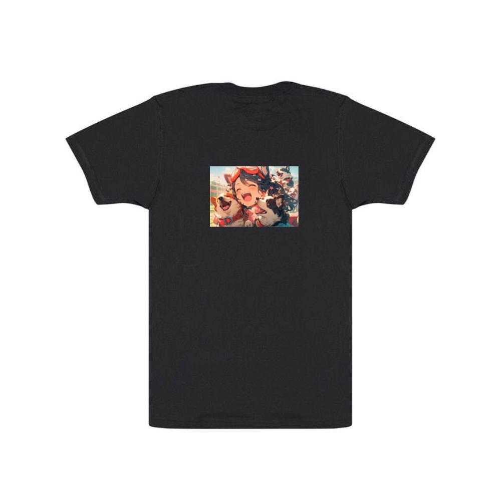 The Glee of a Girl and Her Corgi Crew T-Shirts