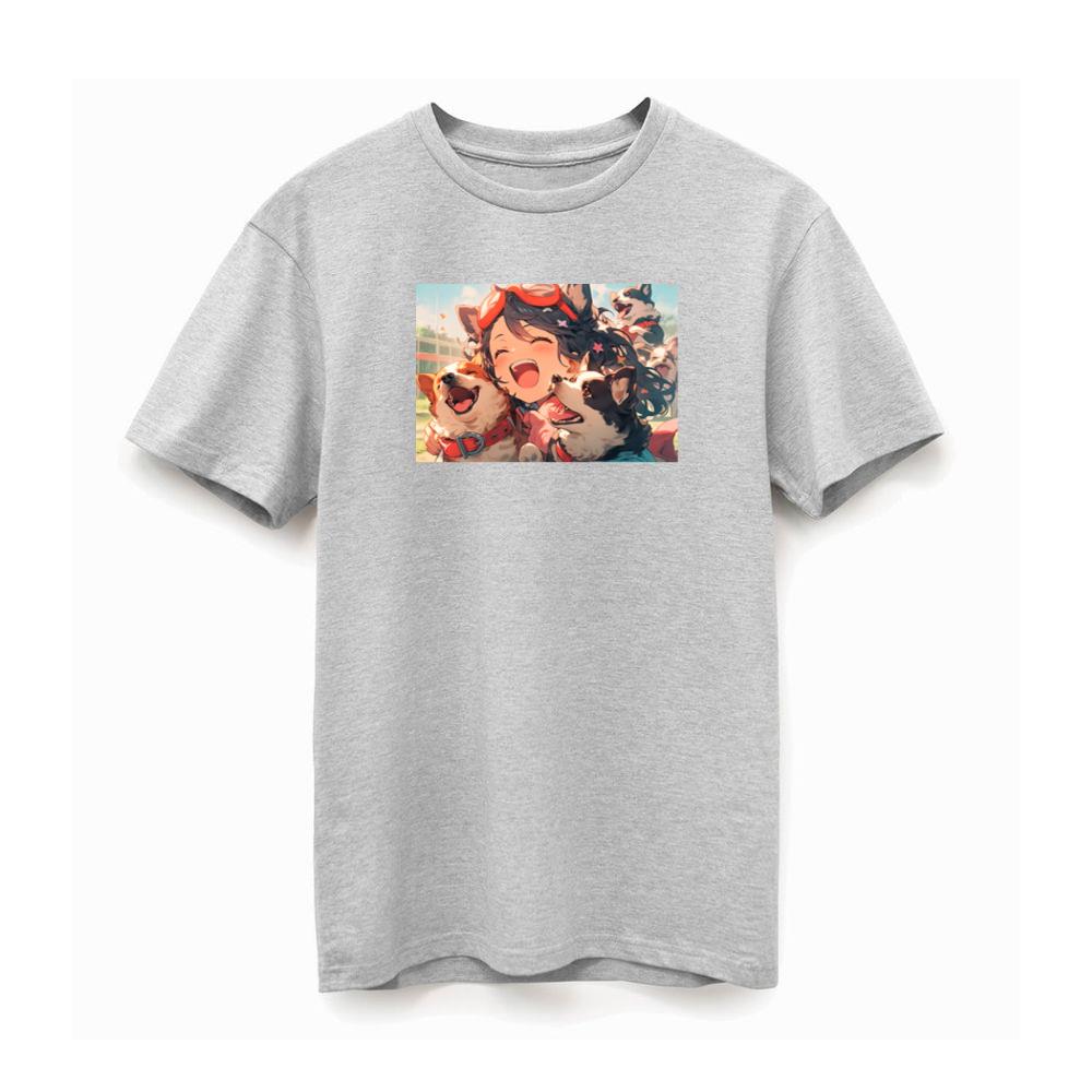 The Glee of a Girl and Her Corgi Crew TShirts Yuyishop