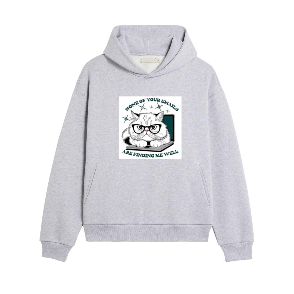 The Grumpy Cat's Digital Declaration Hoodies