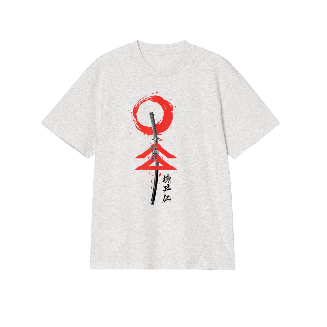 The Japanese Spirits Samurai Warrior Sword T-Shirt