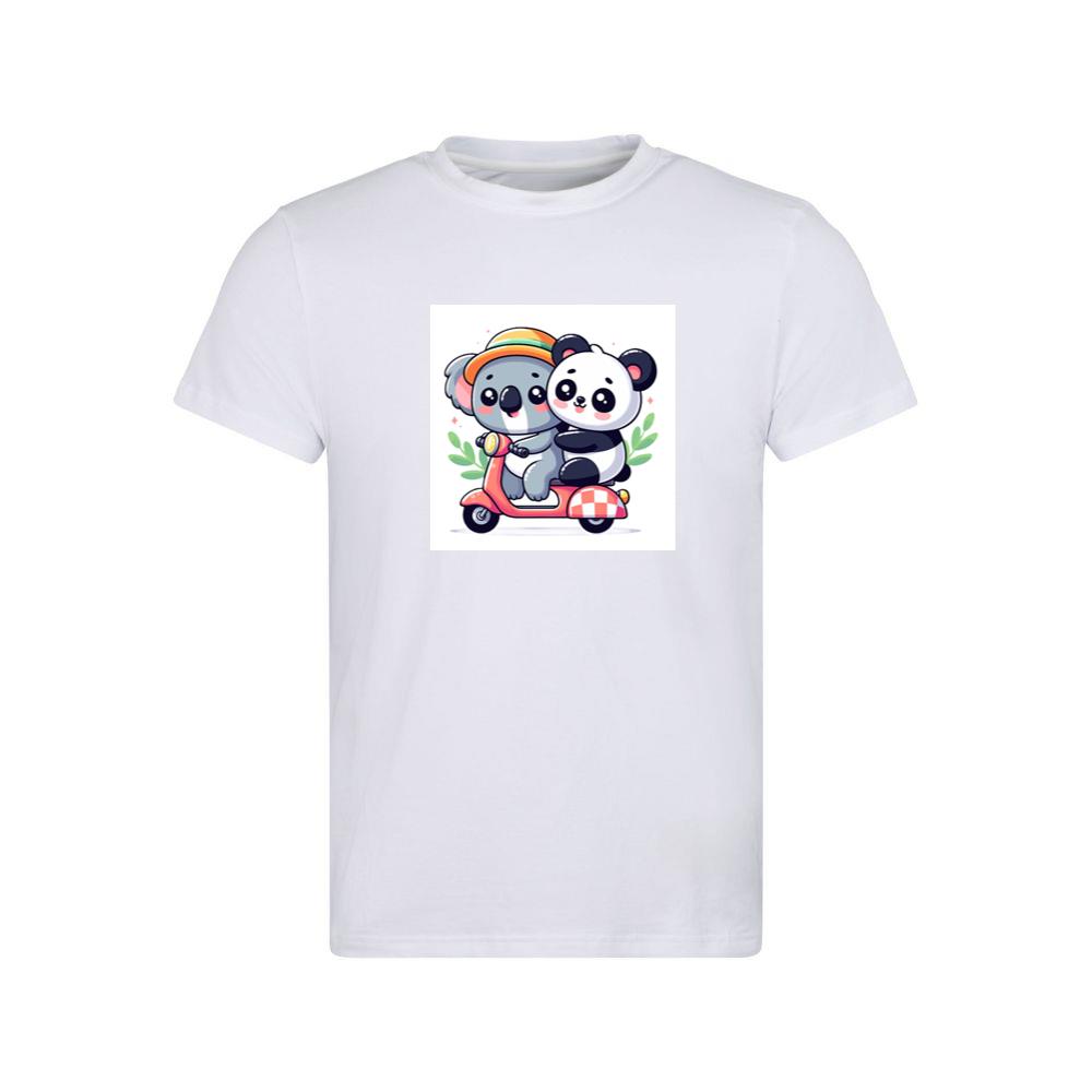 The Koala and Panda's Scooter Sojourn T-Shirts