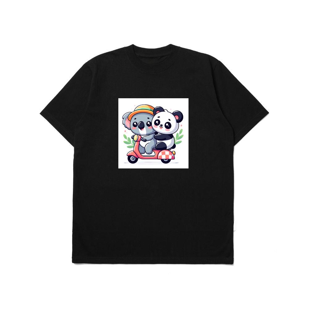 The Koala and Panda's Scooter Sojourn T-Shirts