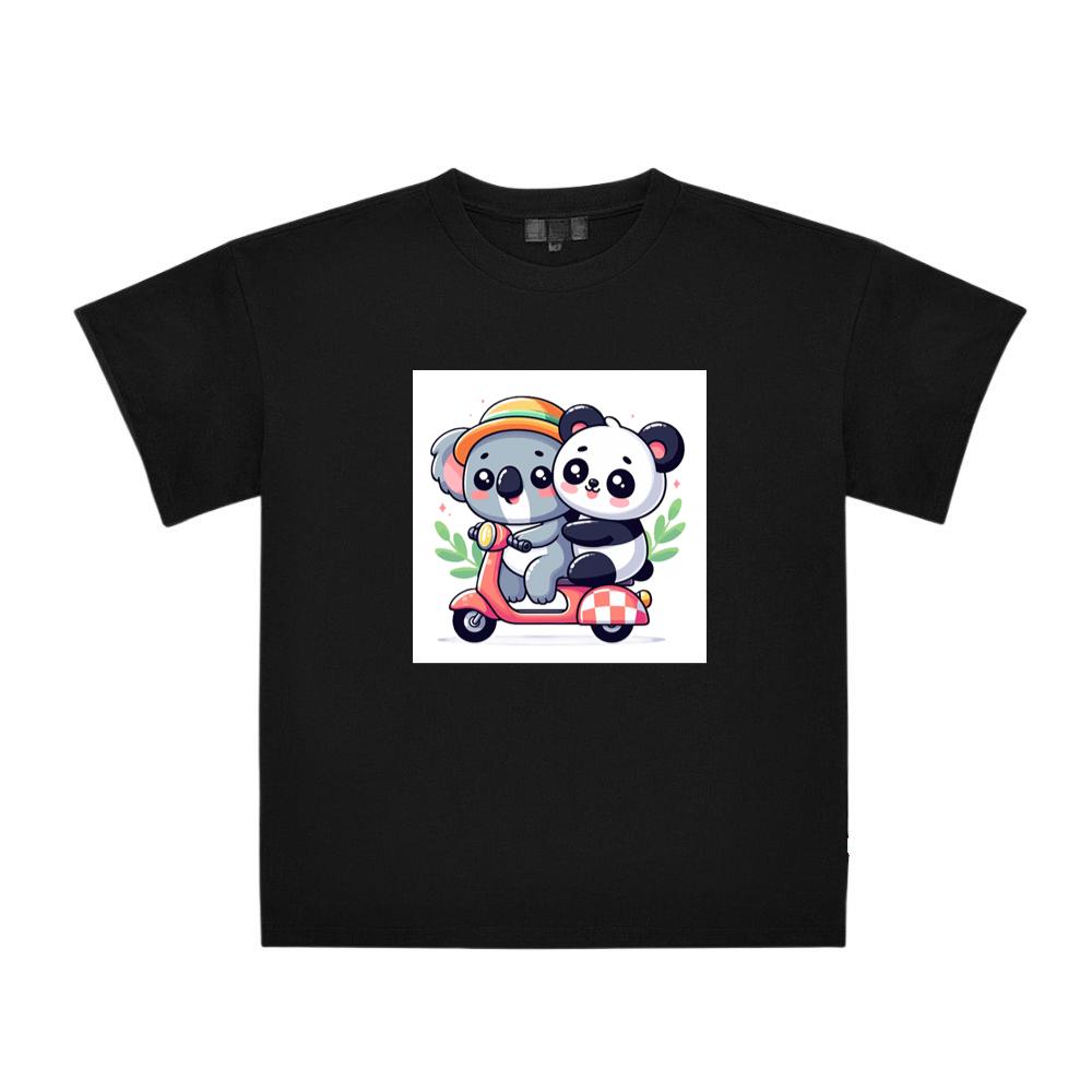 The Koala and Panda's Scooter Sojourn T-Shirts