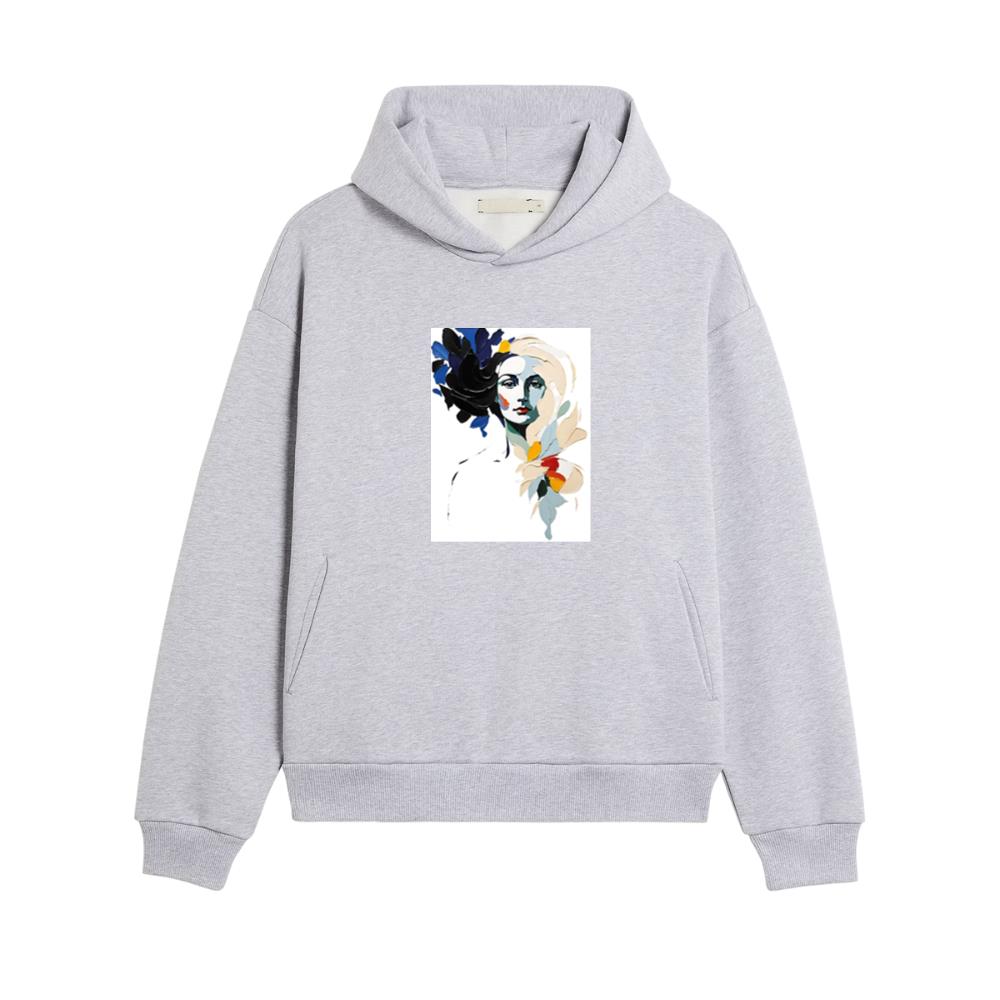 The Language of Bold Brushstrokes Hoodies