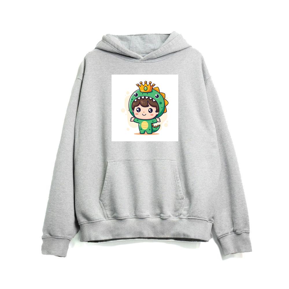 The Little Dino King Hoodies