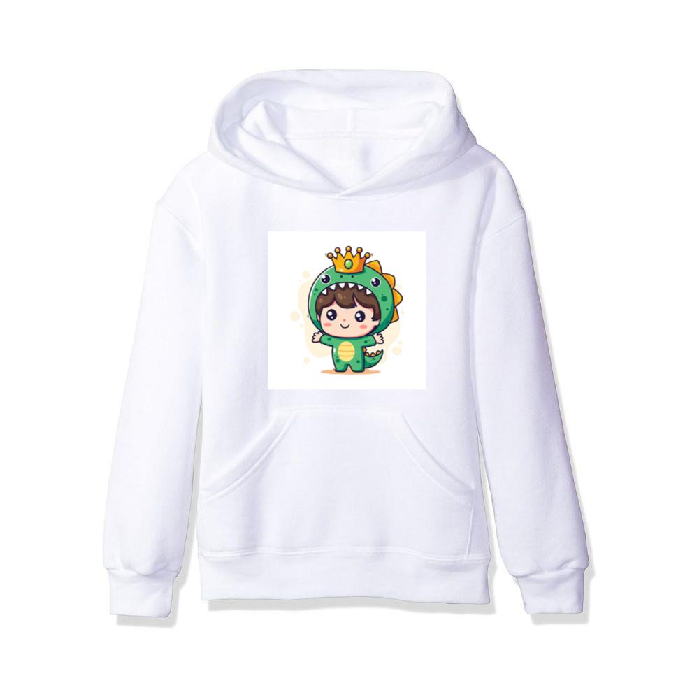 The Little Dino King Hoodies