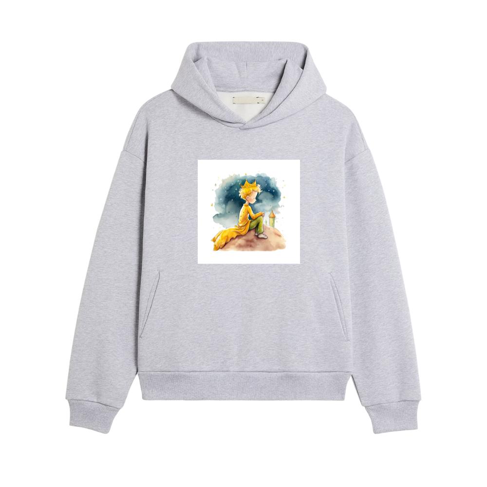 The Little Prince Contemplating His World Hoodies