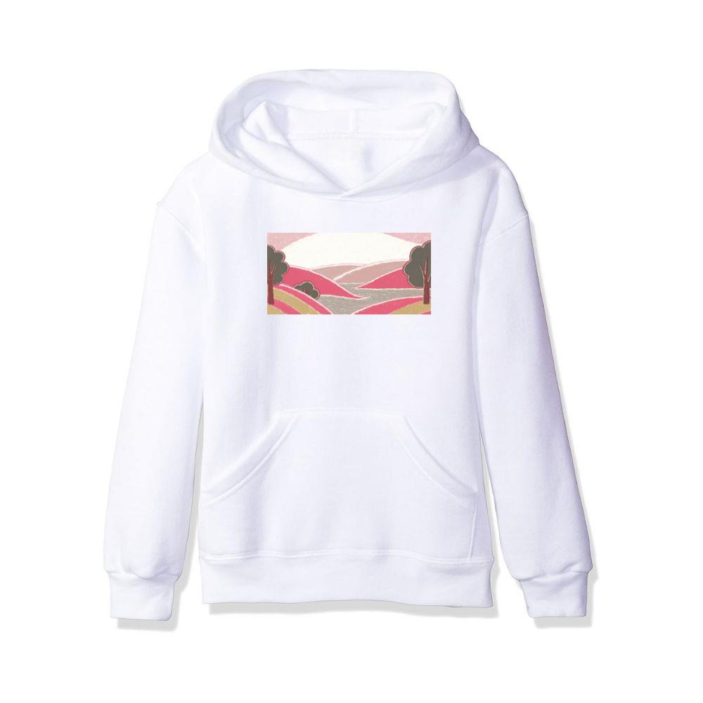 The Muted Melody of Pink Hills Hoodies