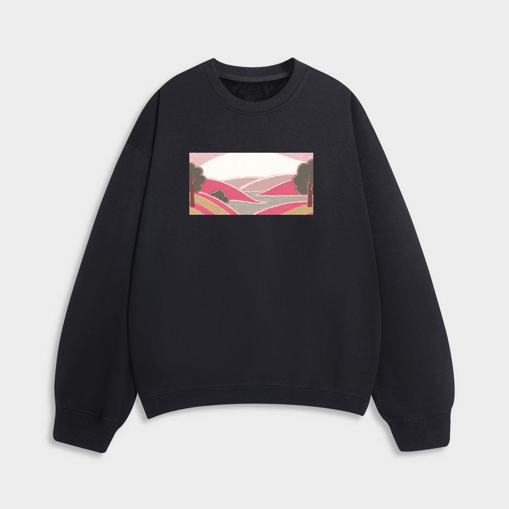 The Muted Melody of Pink Hills Sweatshirt