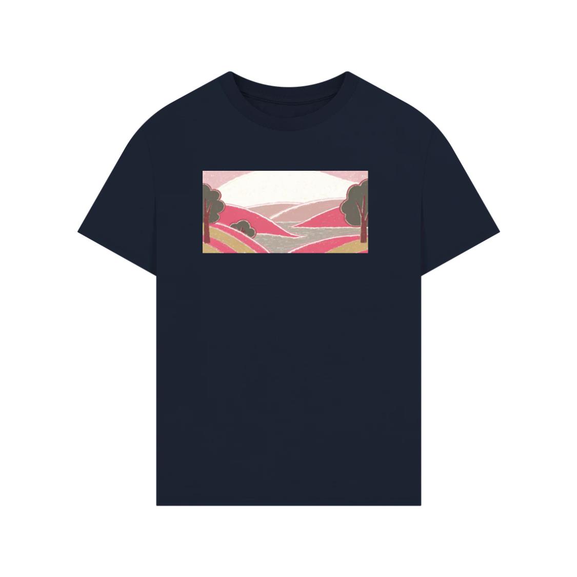 The Muted Melody of Pink Hills T-Shirt