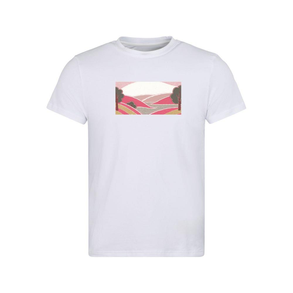The Muted Melody of Pink Hills T-Shirts