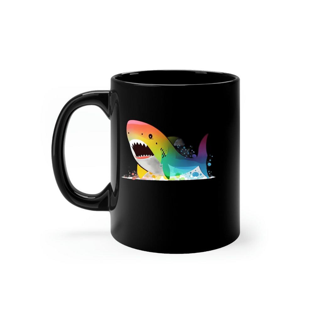 The Neon Shark_ An Animated Adventure Mug