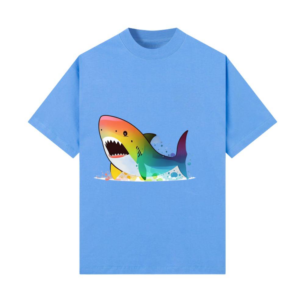 The Neon Shark_ An Animated Adventure T-Shirt