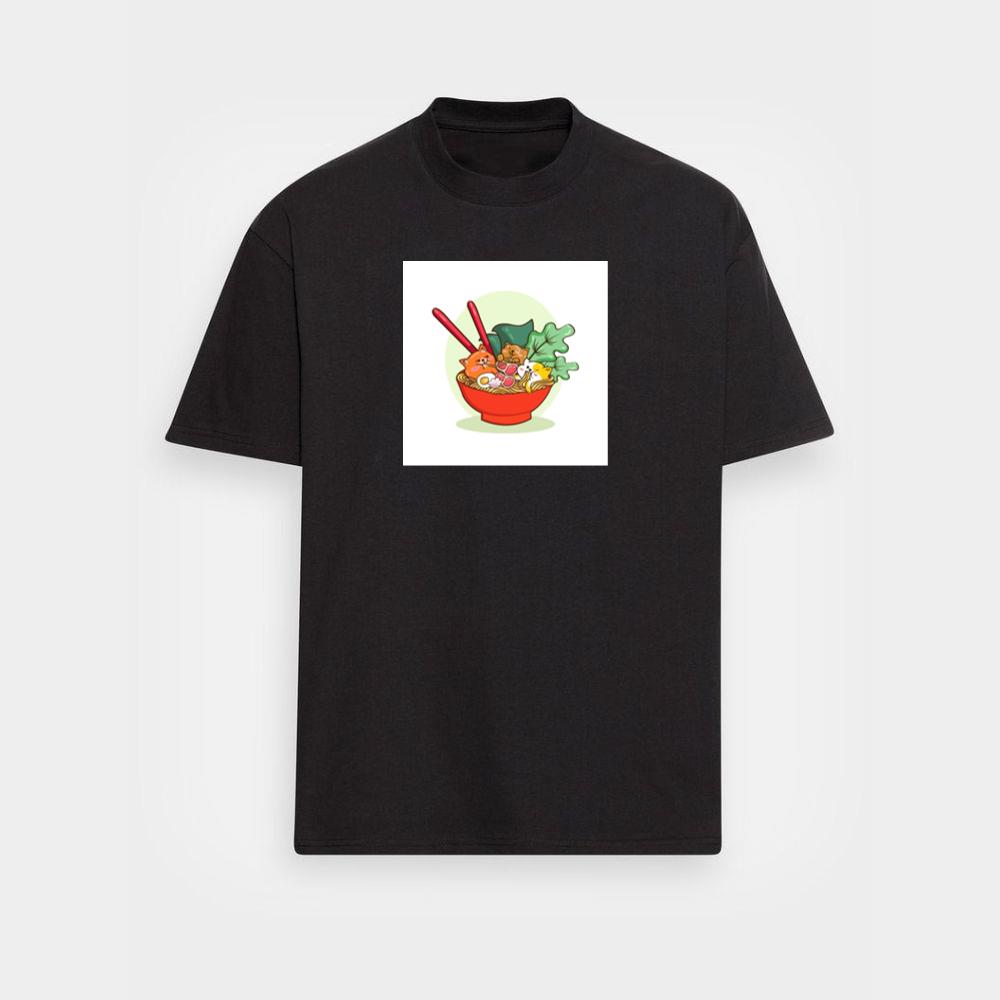 The Noodle Nook of Nibbling Kittens T-Shirts