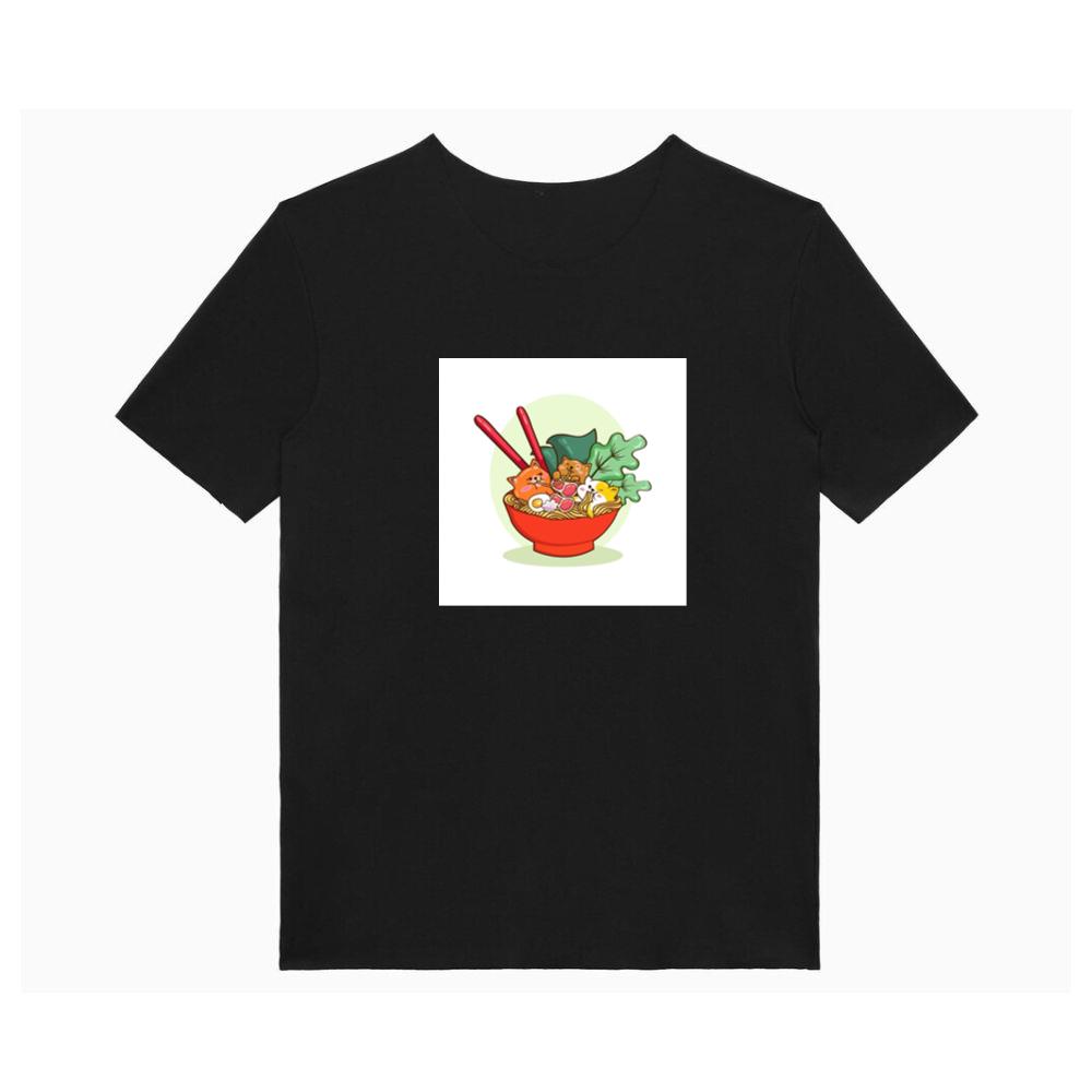 The Noodle Nook of Nibbling Kittens T-Shirts