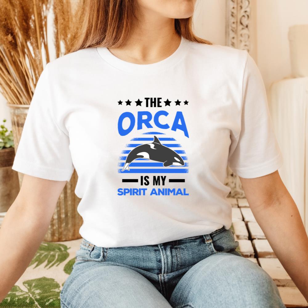 The Orca Is My Spirit Animal Ocean Whale Graphic T-Shirt