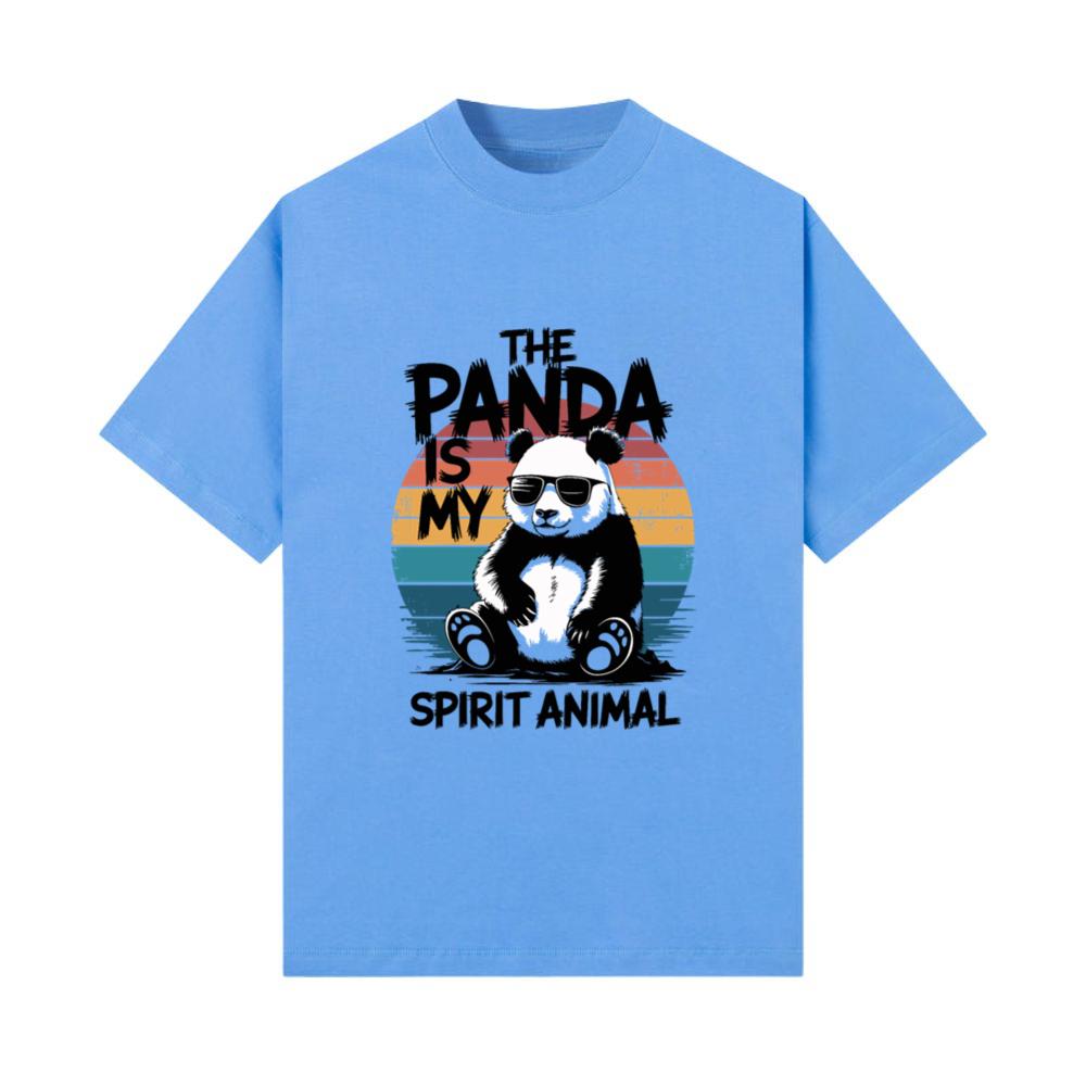 The Panda Is My Spirit Animal Retro Style T-Shirt