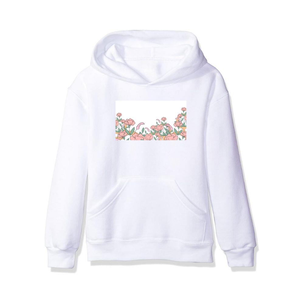 The Pink Bloom Border Hoodies