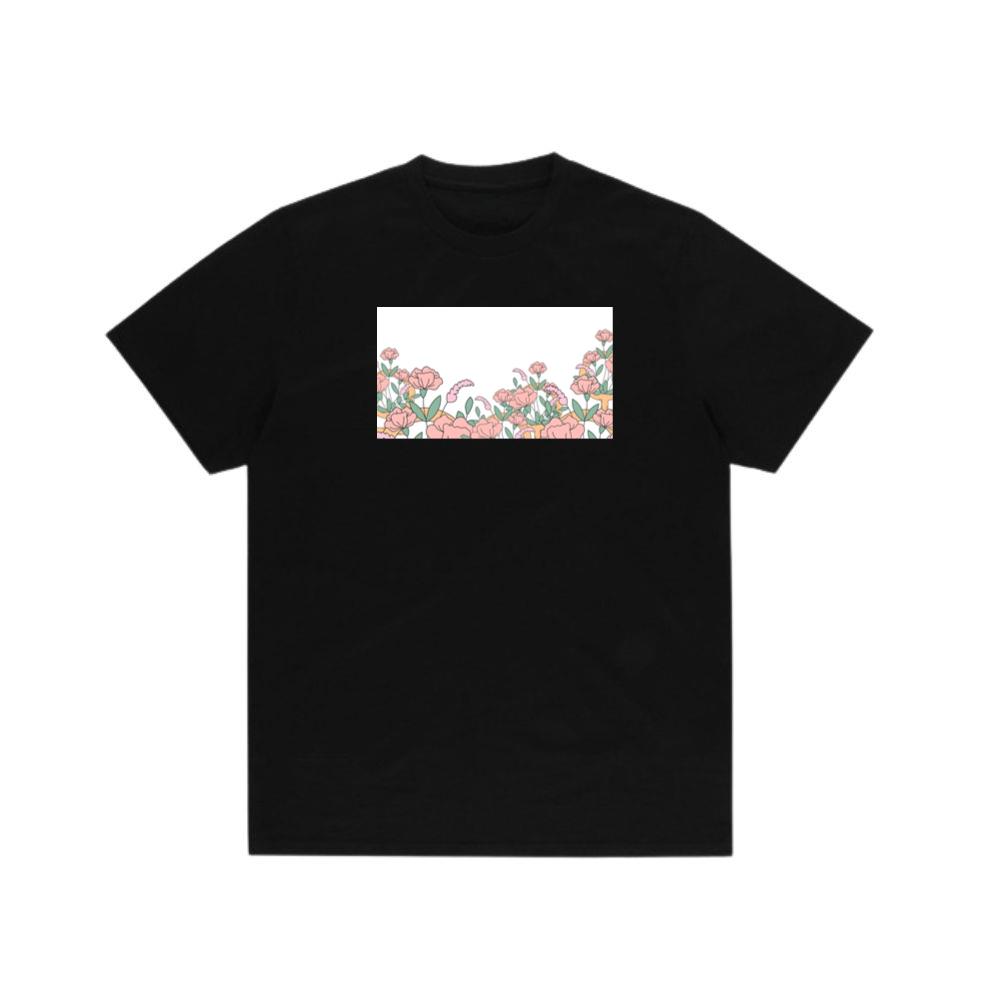 The Pink Bloom Border T-Shirts