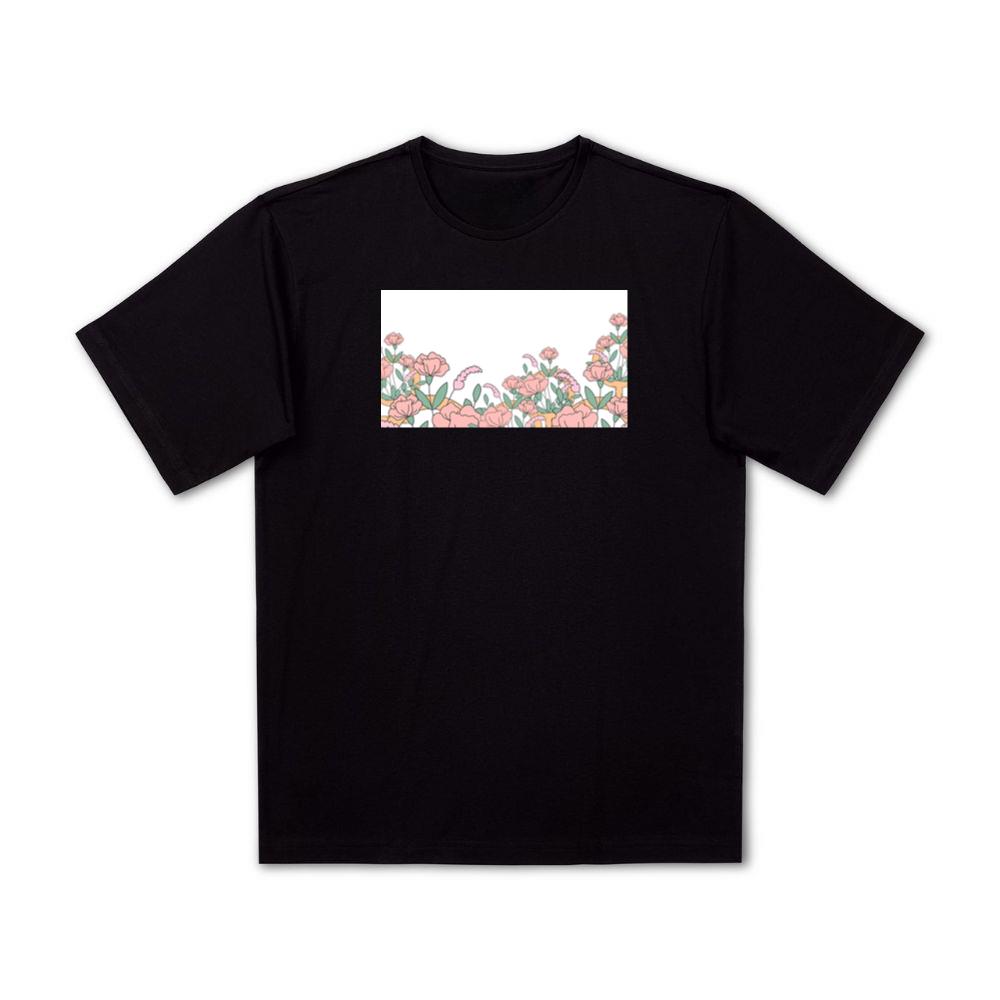 The Pink Bloom Border T-Shirts