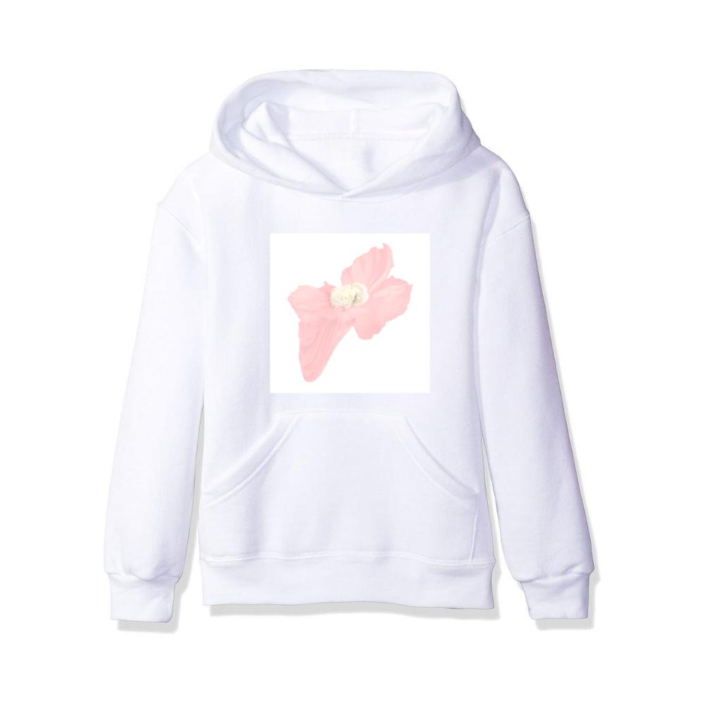 The Pink Bloom with a Heart of White Hoodies