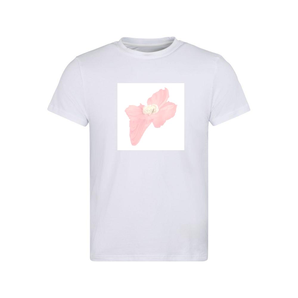 The Pink Bloom with a Heart of White T-Shirts