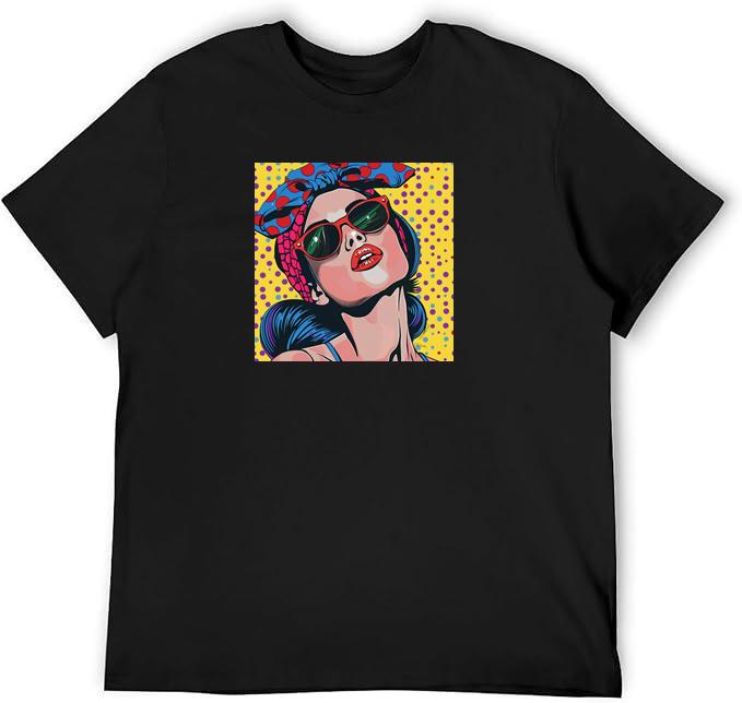 The Polka-Dotted Diva of Retro Reverie T-Shirts