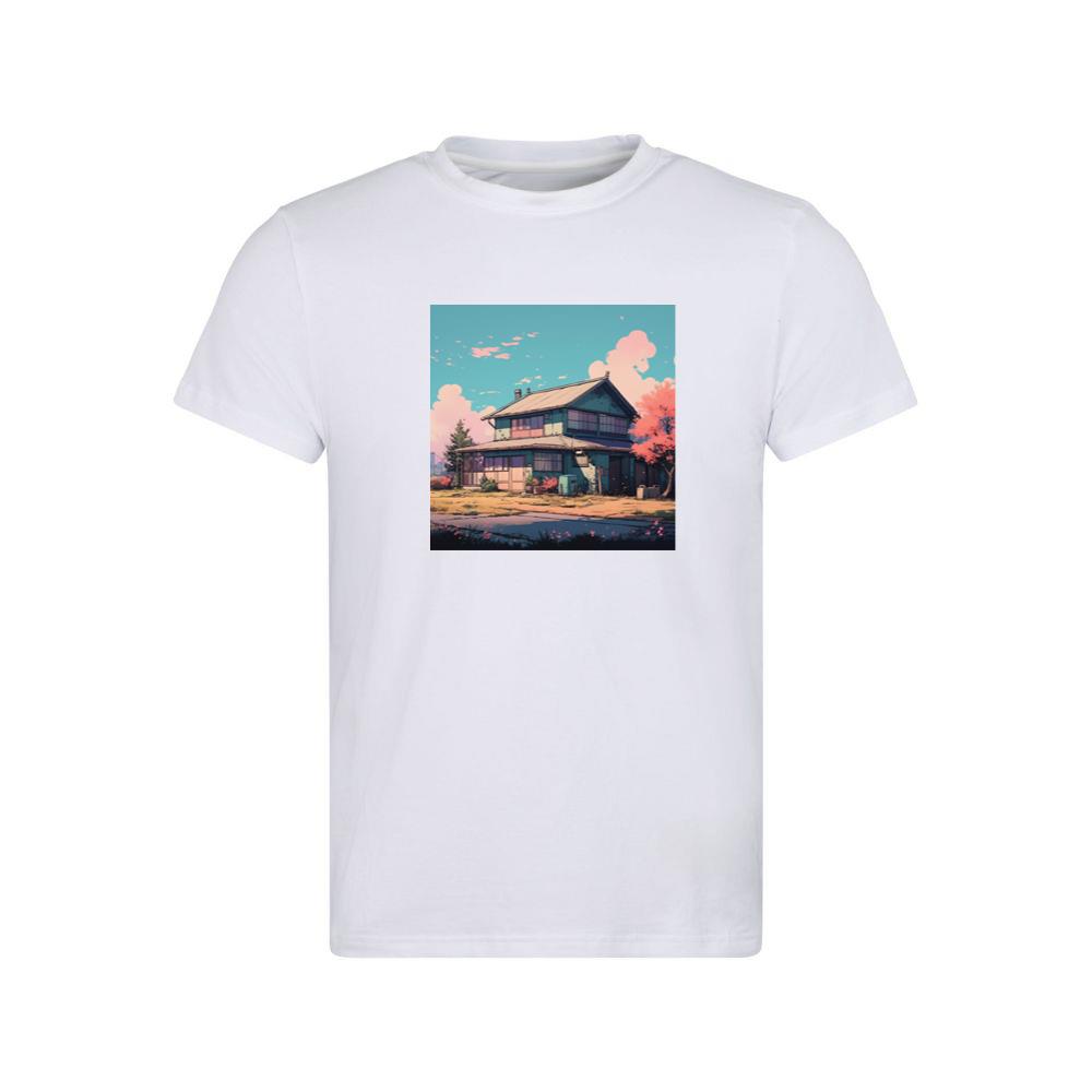 The Quiet Corner in a Cherry Blossom Sky T-Shirts