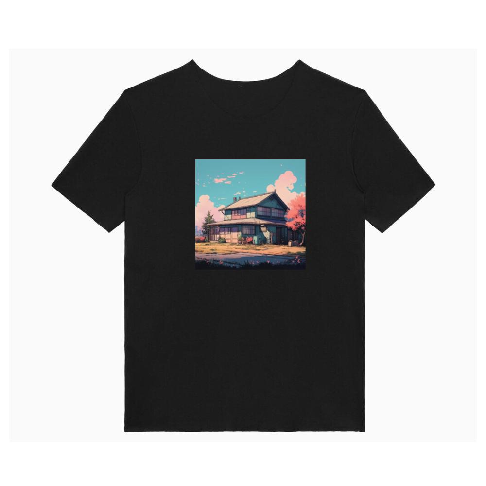 The Quiet Corner in a Cherry Blossom Sky T-Shirts