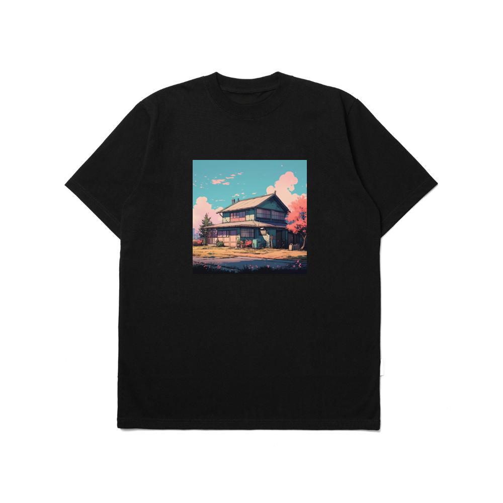 The Quiet Corner in a Cherry Blossom Sky T-Shirts