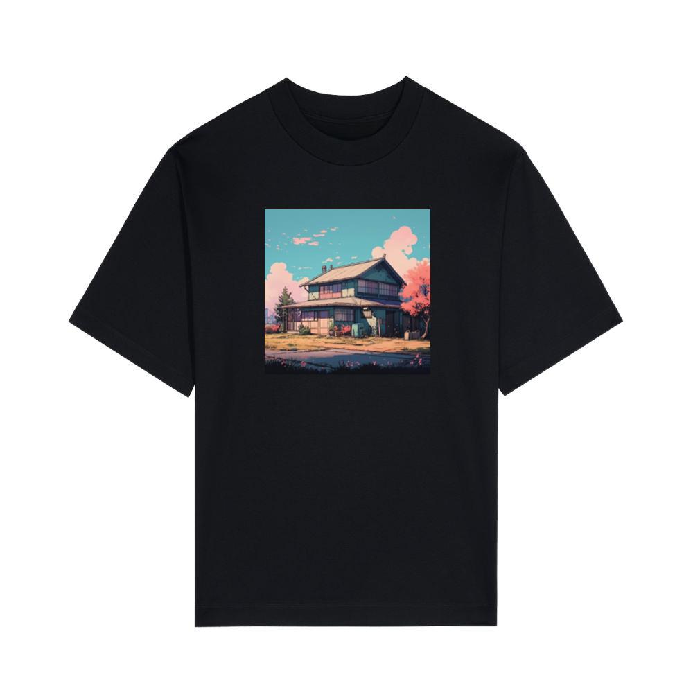 The Quiet Corner in a Cherry Blossom Sky T-Shirts