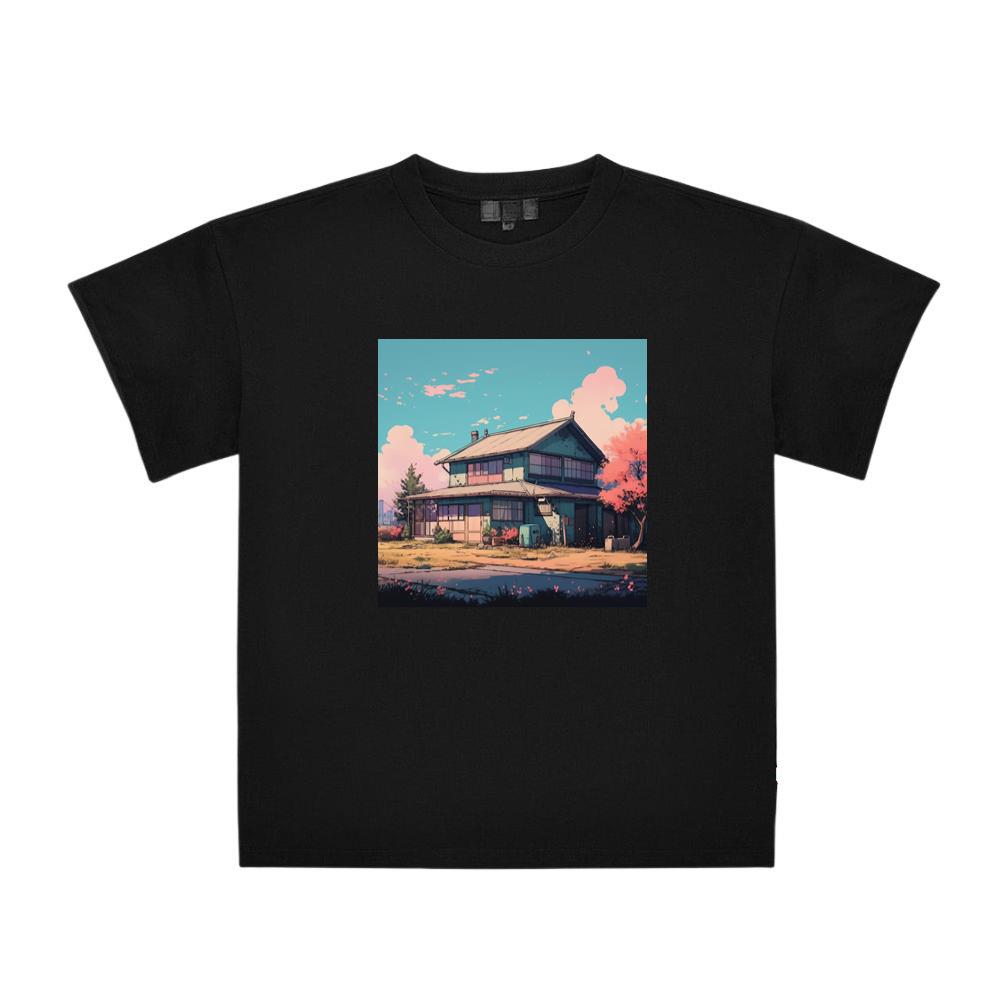 The Quiet Corner in a Cherry Blossom Sky T-Shirts