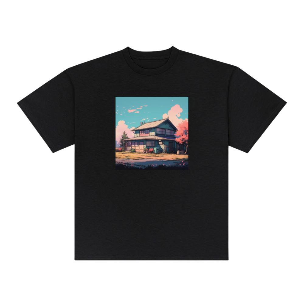 The Quiet Corner in a Cherry Blossom Sky T-Shirts