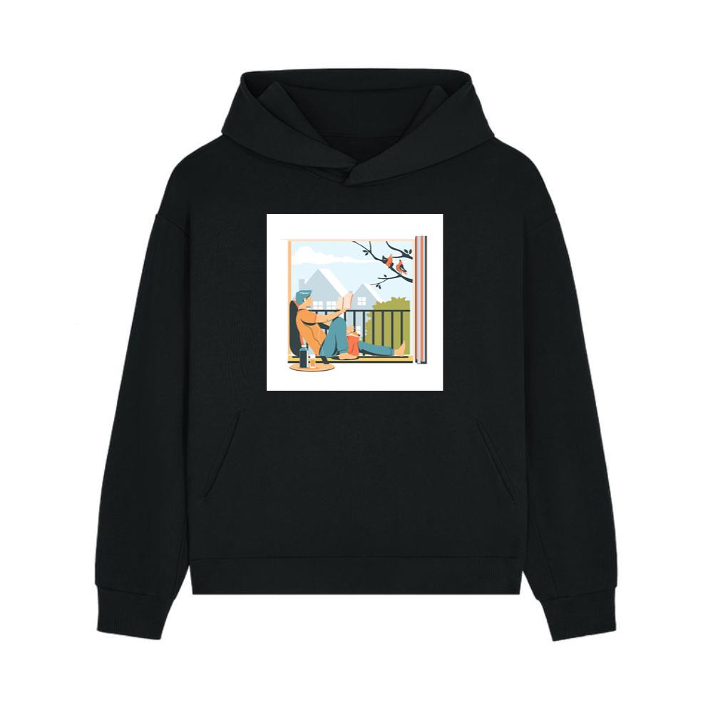 The Quiet Joy of Reading Indoors Hoodie