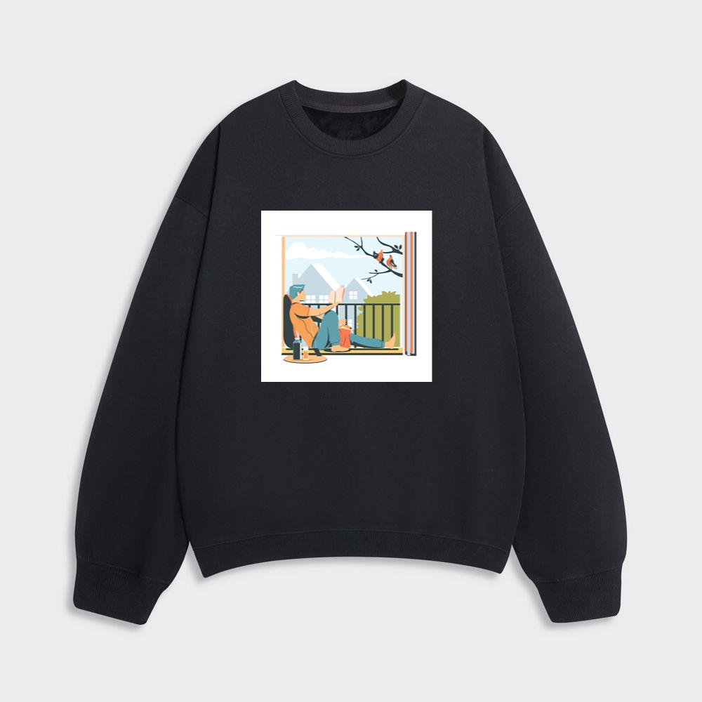 The Quiet Joy of Reading Indoors Sweatshirt