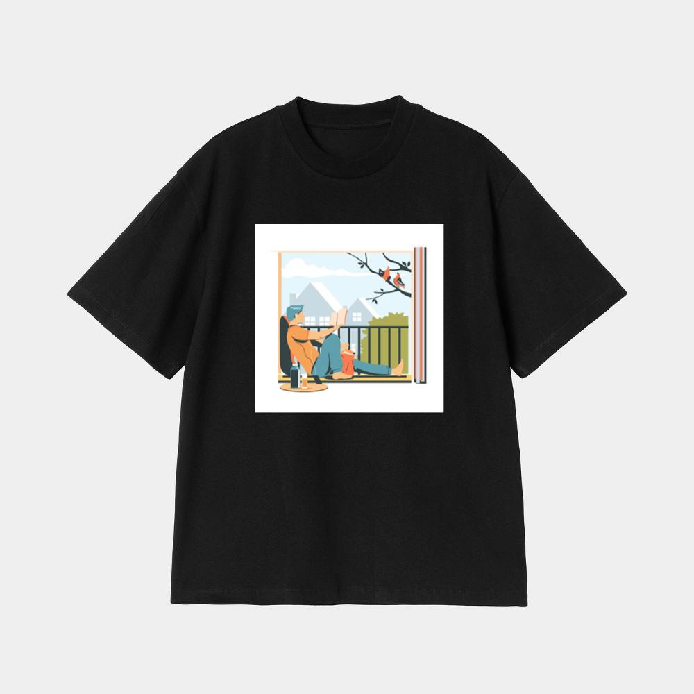 The Quiet Joy of Reading Indoors T-Shirt