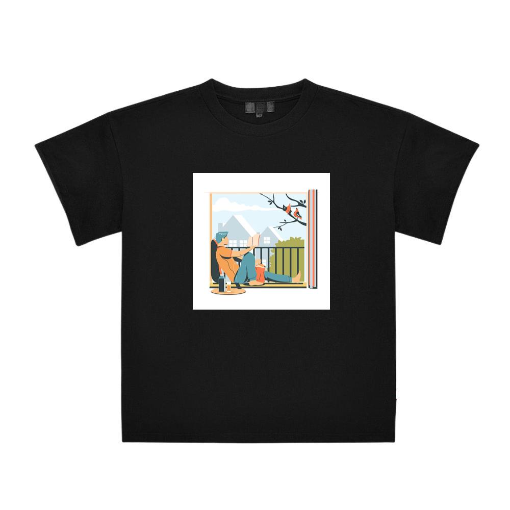 The Quiet Joy of Reading Indoors T-Shirts