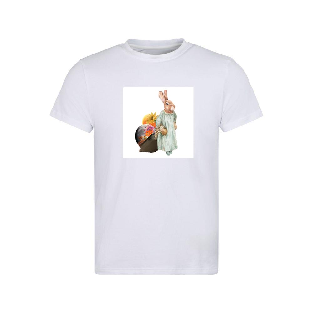The Rabbit's Moonlit Journey T-Shirts