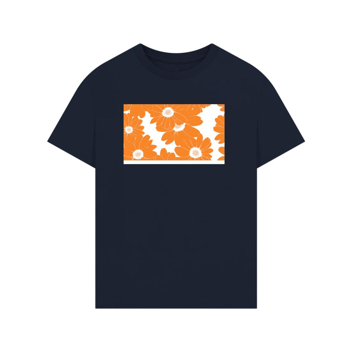 The Radiant Bloom of Orange T-Shirt