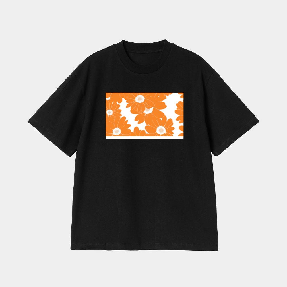 The Radiant Bloom of Orange T-Shirt
