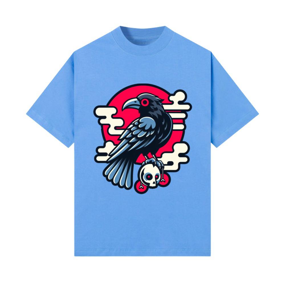 The raven skull mystical animal spooky T-Shirt